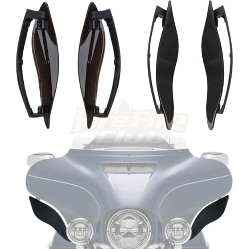 1 Pair Batwing Fairing Side Wing Deflector For Harley Touring Electra Street Tri Glide 2014 2015 2016 2017 2018 2019 2020