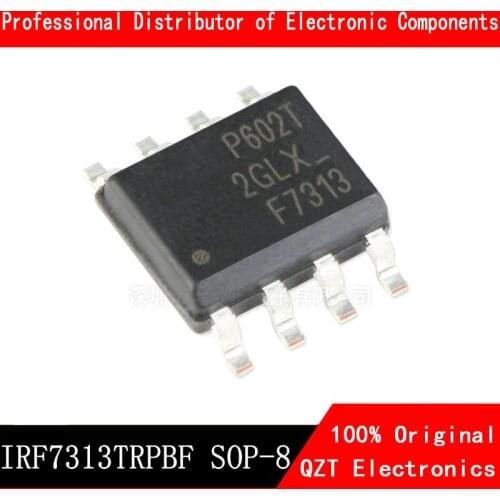 10pcs/lot IRF7313TRPBF SOP8 IRF7313TR SOP IRF7313 SOP-8 F7313 SMD new original In Stock