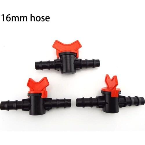 16mm garden irrigation Water hose tap Connector 16 pe hose tube valve gardening hose waterstop cranes
