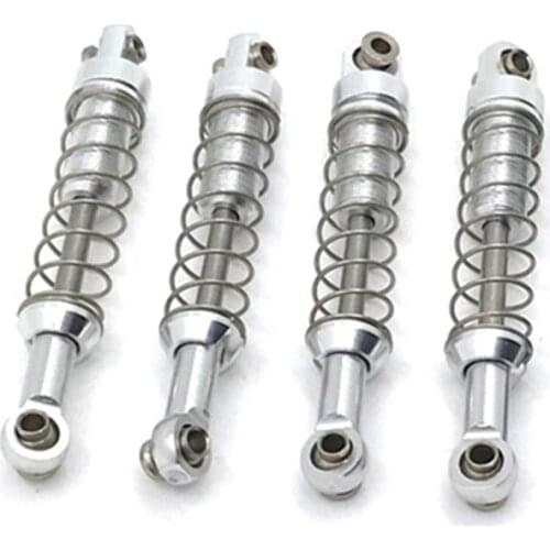 4PCS Shock Absorber with Extender Hard Kits for WPL C14 C24 C34 C44 for MN D90 D91 MN45 MN96 MN99 RC Car Parts