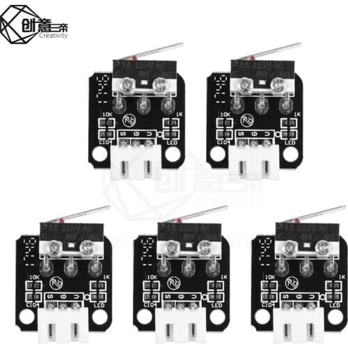 5/10PC Mixed CREATIVITY 3D Original 3D Printer Accessories X/Y/Z axis Limit Switch 3Pin N/O N/C control easy to use Micro Switch