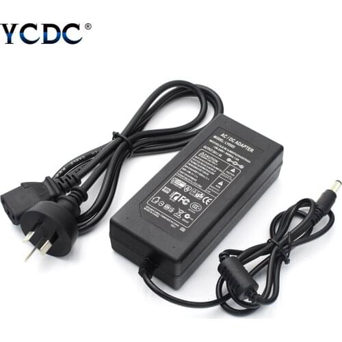 DC 5V 5A Max 25W Power Supply Adapter EU/US/UK/AU Plug Black Charger Stable Power Support For LED Strip CCTV Camera CD Player