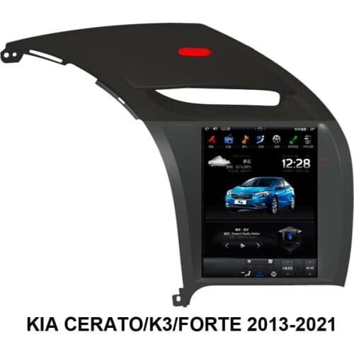 10.4" Tesla Style Android 9.0 Car GPS Navigation For KIA CERATO/K3/FORTE 2013-2022 Auto Radio Stereo Multimedia Player