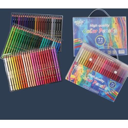 72pcs/Set Colored Pencils Art Professional Drawing Pens Of School Supplies High Quality Wood Colors Pencil Pen For Artist Sketch
