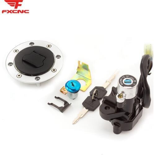 For Suzuki TL1000R 98-03 GSXR600 96-00 GSXR750 96-00 12V Motorcycle Ignition Key Switch Seat Lock Fuel Tank Gas Cap Cover Set