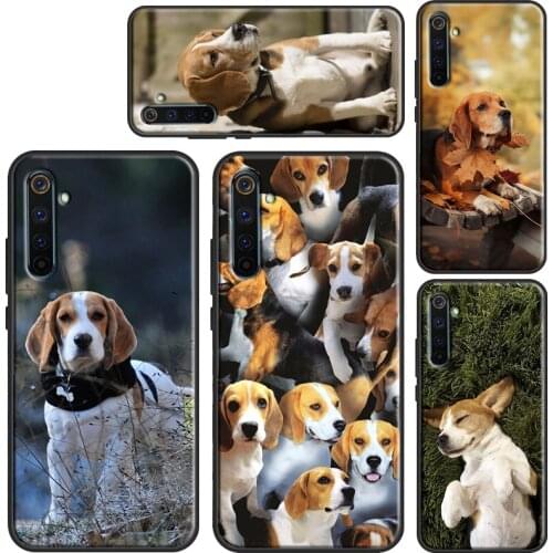Cute Beagle Dog For OnePlus 9 9Pro 7 8 8Pro 8T 9R Case For Realme 8 7 6 Pro Q3 C3 C11 C15 C21 GT Neo Cover