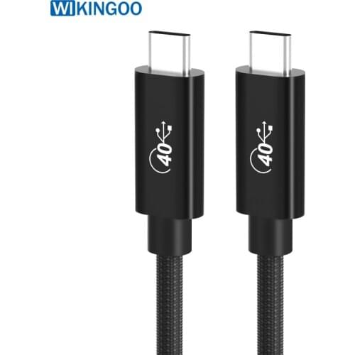 Coaxial USB C To USB Thunderbolt Type C Cable USB4 PD 100W 40Gbps Data Transfer USB-C Cable for M1 Macbook and Ipad pro