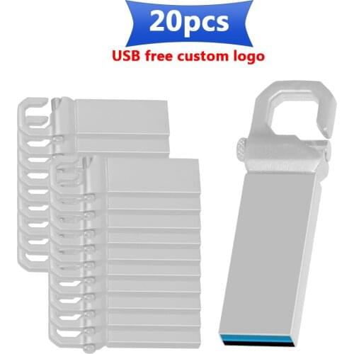Mini USB3.0 16GB 32GB 64GB 128GB Real capaciteit usb flash drive pendrive pen drive u disk memory stick 20pcs/lot free logo
