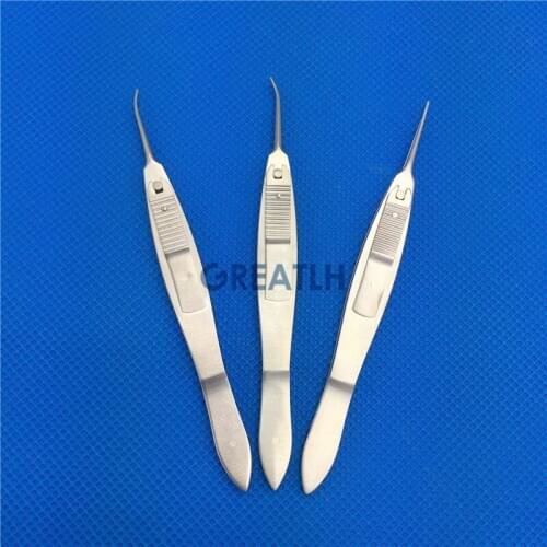 Ophthalmic Stern-Castroviejo Fixation Tweezers Surgical Forceps Ophthalmic Clamp