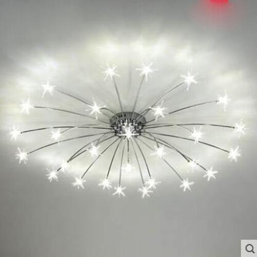 Modern minimalist LED living room ceiling lamp atmosphere warm childrens bedroom bedroom personality lamp creative star light