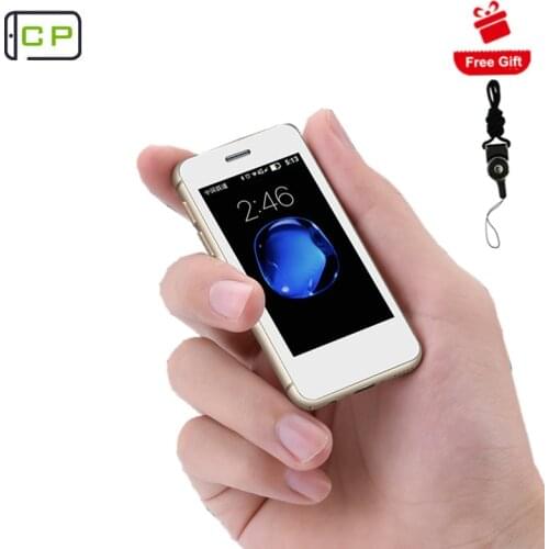 Melrose S9X 2.5 Inch Android 6.0 Ultra-Slim Smallest Smartphone Quad Core 1G RAM 8GB ROM Bluetooth Camera WiFi Mini Mobile Phone