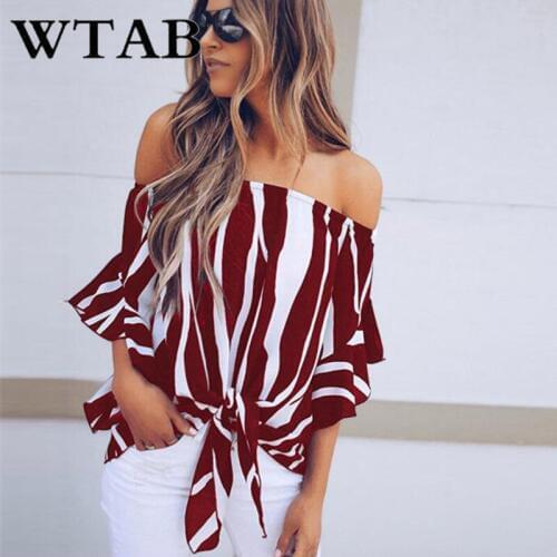 WTAB Striped Blouses