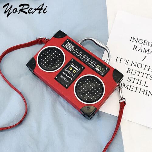 YoReAi New Women Handbags Designer Chic Shoulder Bags Luxury Pu Leather Rock Female Crossbody Messenger Bag Personality Purse