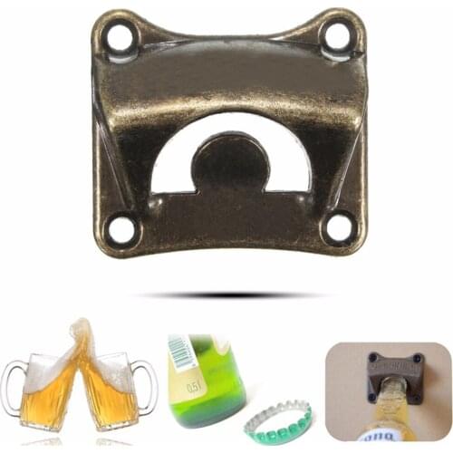 1PC Hot New Wall Mounted Opener Portable Beer Drink Bottle Opener Opening Cap Soda Glass Cap Bottle Opener Kichen Tools