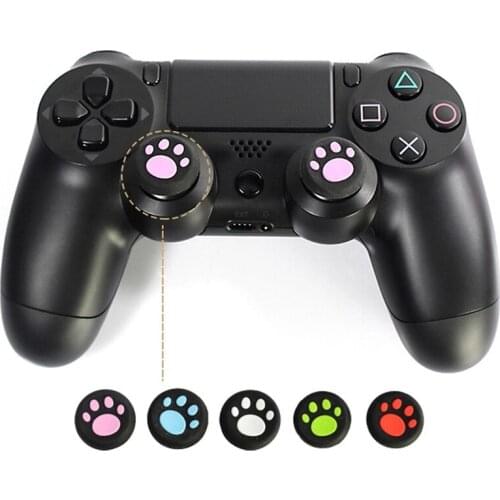 2021 New 10Pcs/Set Cat Claw Silicone Thumbstick Grips Cap for playstation 4 PS4