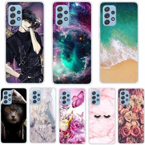 For Samsung Galaxy A52 Case Silicon Back Cover Phone Case For Samsung A52 Soft Case bumper coque protect