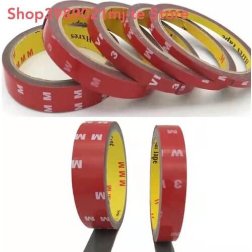 6/8/10/15/20mm Double Sided Acrylic Foam Adhesive Tape Sticky Car Screen Repair Tape Stickers Decal For Car Auto Accessories