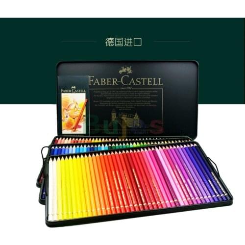 Faber Castell F110012/110024 Polychromos Colour Pencils Tin Of 12/24/36/60/120,suit for students and beginners