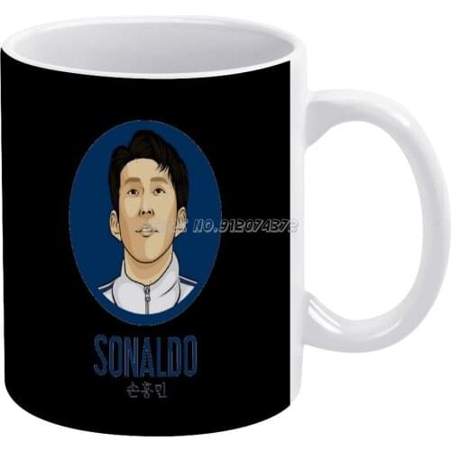 Heung Min Son Sonny Spurs Coffee Mugs Ceramic Personalized Mugs 11 Oz White Mug Tea Milk Cup Drinkware Travel Mug Football Londo