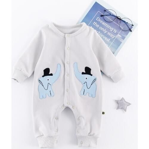 ZWY725 Winter Baby Romper Warm Jumpsuit Baby Girls Clothing Long Sleeve Toddler Clothing Roupa De Bebes
