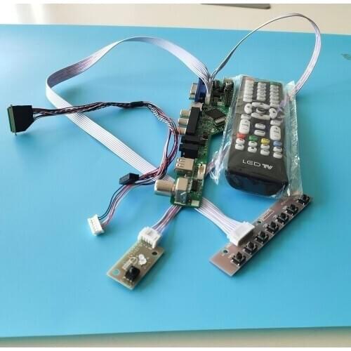 Kit for HSD101PFW2-A02/A00/B00/A01 HDMI Panel 1024x600 Controller board 40pin Audio Screen TV AV LED VGA Monitor LCD USB remote