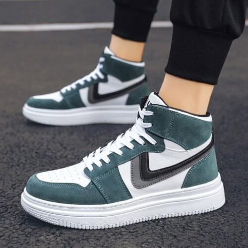 Mens Casual Shoes Winter Youth Trend High-top Breathable Non-slip Trend Outdoor Sports Casual Shoes Mens Fashion Sneakers