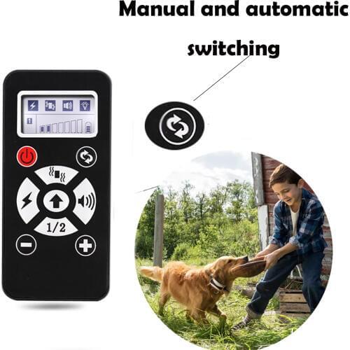 Dog Training Collars Rechargeable Waterproof 800 Yards Range Automatic Remote With Vibration Electric Shock Sound For Dogs
