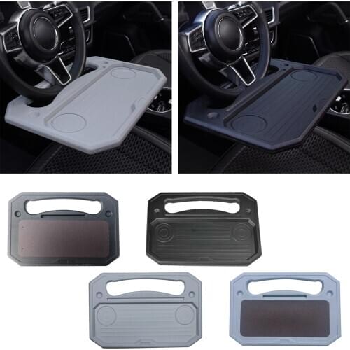 Portable Car Steering Wheel Tray Desk Eating Table Mount Stand [for Drinking Tablet
