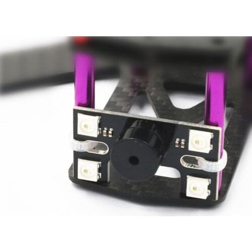 Portable Super Mini WS2812B LED + 5V Active Buzzer for NAZE32 CC3D F3 F4 Flight Controller for RC Drone FPV Racing Model Parts