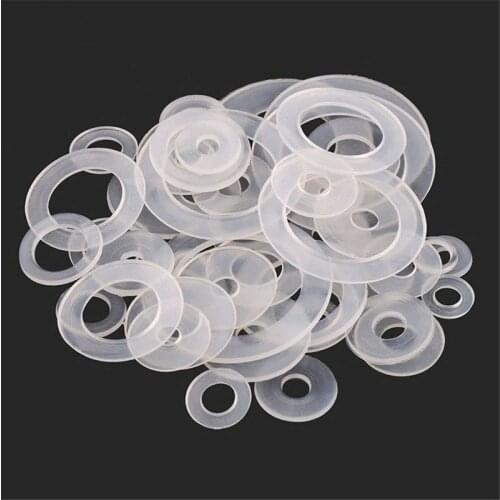 Transparent Clear Soft Gasket Metric Nylon Plastic Insulation Flat Washers M3 M3.5 M4 M5 M5.8 M6 M8 M10 M12 M14 M16 M18 M20