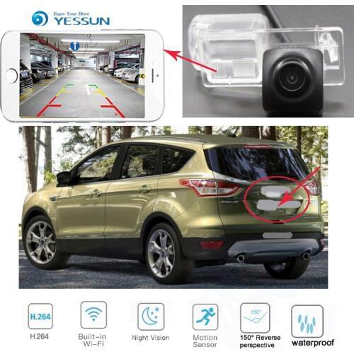YESSUN New Ariival For Ford kuga Escape 2013 2015 2017 2018 MK2 Night Vision license plate Backup wireless hd camera