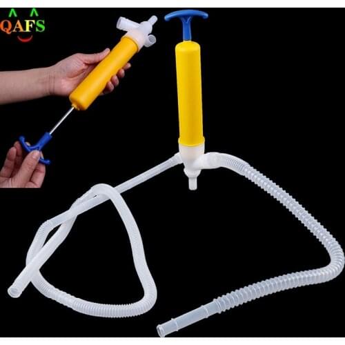1set Fuel Oil Diesel Hand Siphon Pump Manual Hand Transfer Petrol Liquid Fluid Pump