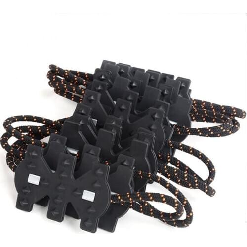 2pcs Universal Car Truck SUV Emergency Winter Black Wheels Snow Chains Anti-skid Chains Outdoor Emergency Chain Car Accessories