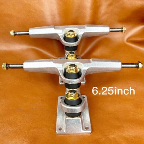 6.25inch double kingpin surf skateboard trucks rear truck adapter gravity casting shr good quality bushings 6.25inch double kin
