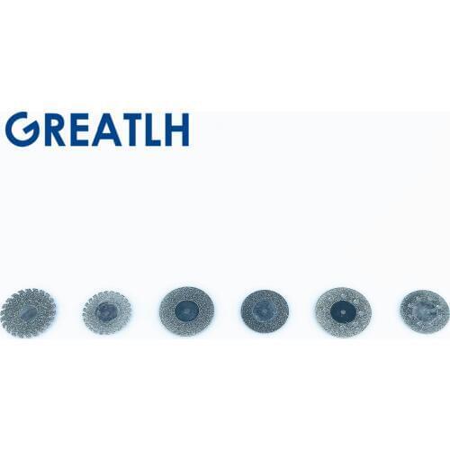 18pcs Dental Diamond Polishing Wheel Saw Disc Rotary Tool 6 types, 3pcs/type dental Lab Polising tools