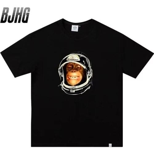 Cotton Cartoon Shirt For Men And Women All-match Round Neck Short-sleeved Large Size Tt-shirt Mens Top Bottoming Shirt S-7XL