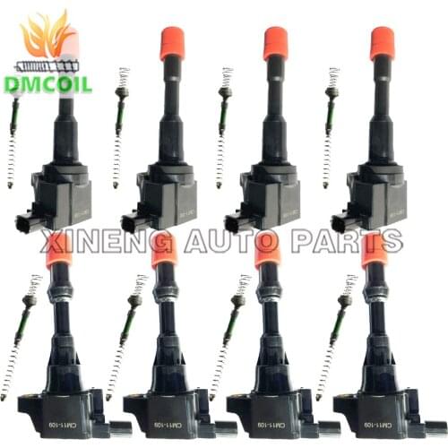 8 PCS IGNITION COIL WITH RESISTANCE FOR HONDA CIVIC VII VIII FIT ARIA FIT II JAZZ CITY 1.2L 1.3L CM11108 30520PWA003 CM11109