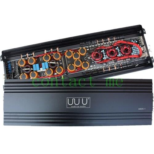 7000W Large Class D Fever ACCU High Power Digital Bass Car Amplifier， Dual Voice Coil Passive Subwoofer Amplifier