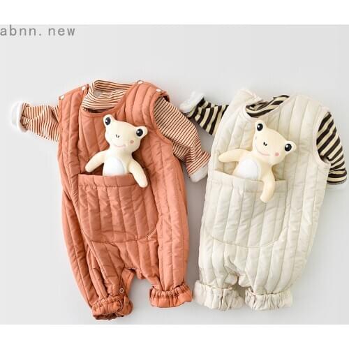 Newborn Baby boys girls clothes romper for fall/winter outfits sets down jumpsuits coats babies clothing 1st birthday rompers