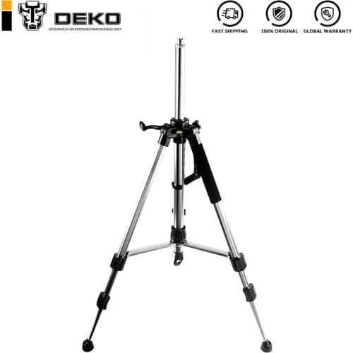 DEKO GJ62-1 120cm Aluminum Adjustable Tripod Laser Level Tripod Nivel Laser Tripod Professional Carbon Tripod for Laser Level
