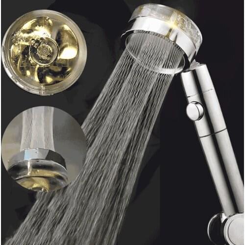 High Pressure Water Saving Rainfall Shower Head 360 Rotated Handheld Adjustable Spray Nozzle Shower Head Bathroom Accessories