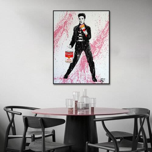 Modern Graffiti Street Art Paint Man Canvas Painting Poster Print Wall Art Picture For Living Room Home Decor Frameless