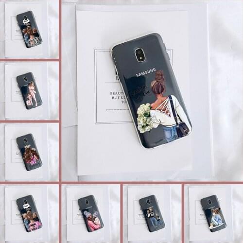 TPU Case For Samsung Galaxy J2 J5 J7 Prime J3 J5 J7 2015 2016 2017 Girl Baby Women Mom Cover Case For Samsung J4 J6 J8 Plus Case