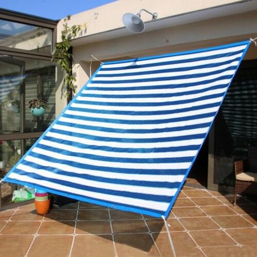 Outdoor Sun Shelter Waterproof Sunshade Net Awning Tent Canopy Greenhouse Beach Picnic Camp Shade Tarp Travel Sunshade Net Clip