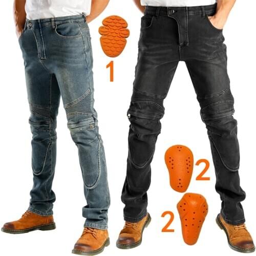 Windproof Plus Velvet Aramid Motorcycle Pants Men Moto Jeans Protective Gear winter Riding Trousers Motocross Pants Moto Pants