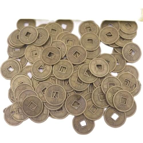 1000 PCS Mix Lot Replica Chinese Qing Dynasty 15mm Coins Feng Shui Copper Alloy