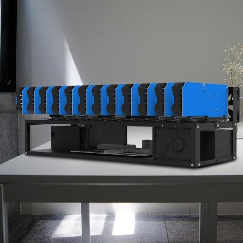 Ether Accessories Tools For 6 GPU 8 GPU 12 GPU Crypto Coin Bit Rack Stackable Open Mining Rig Frame Mining ETH/ETC/ZEC