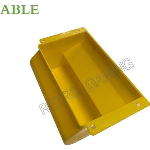 Arcade cabinet parts the tray to currencies alloy steel meta Coin Pusher pick up coin Currency bucket for arcade game machine