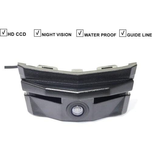 CCD Car Front View Camera For Toyota ALPHA 2018 2019 Vehicle Camera Night Vision Waterproof Logo Embedded Side View Wide Angle