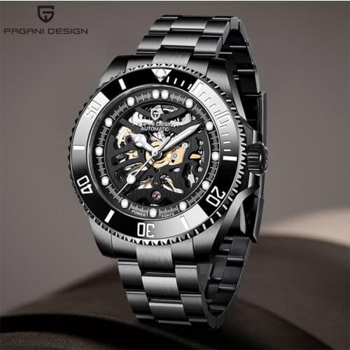 Automatic Watch Men PAGANI DESIGN Luxury Brand 2020 New Mechanical Fashion Wristwatch Hollow Sports Men Watch relogio masculino